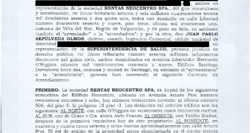 Contrato Oficina Concepción 2018