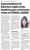 Superintendencia de Salud de la región revela beneficios para convivientes civiles en Fonasa e Isapre