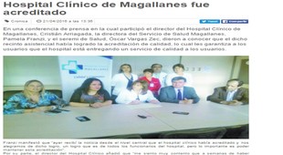 Hospital Clínico de Magallanes fue acreditado
